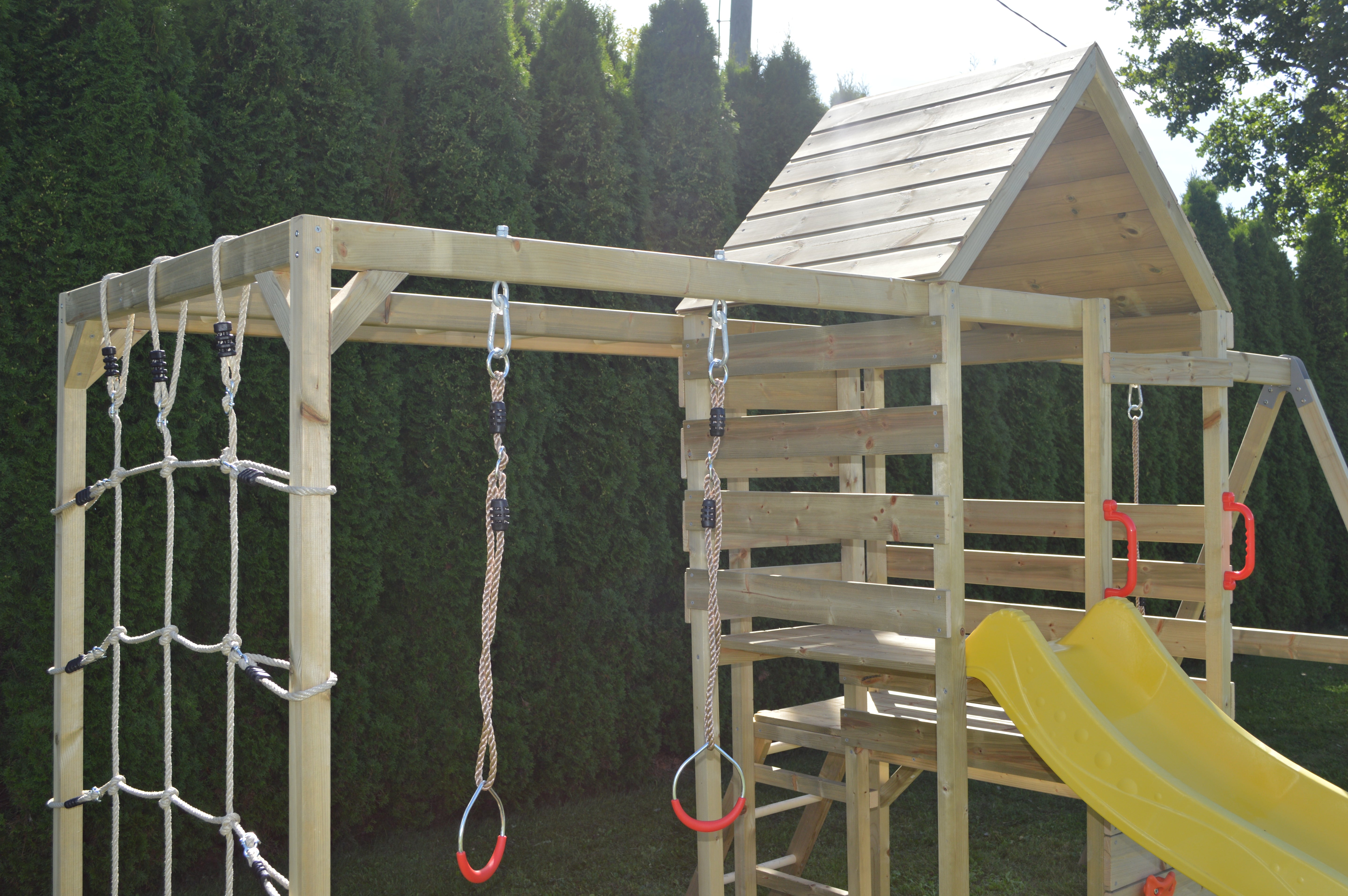 M41 Climb Tower Set with Gym Attachment and Single Swing