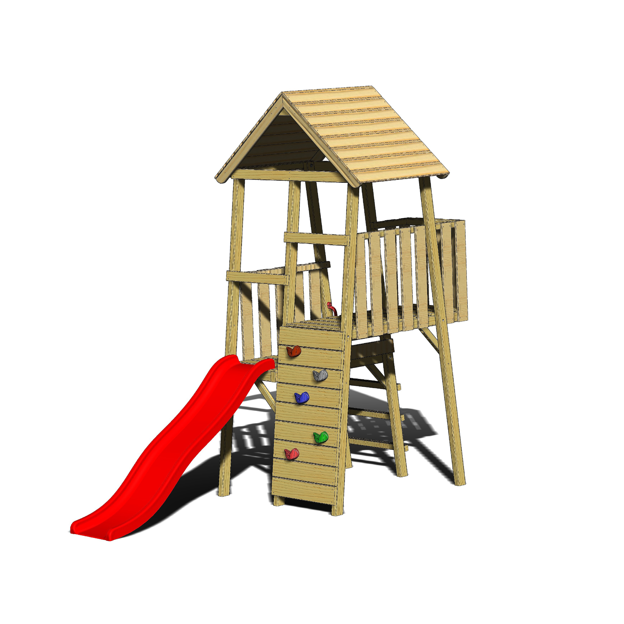 J2 Junior Activity Tower with Slide 90cm