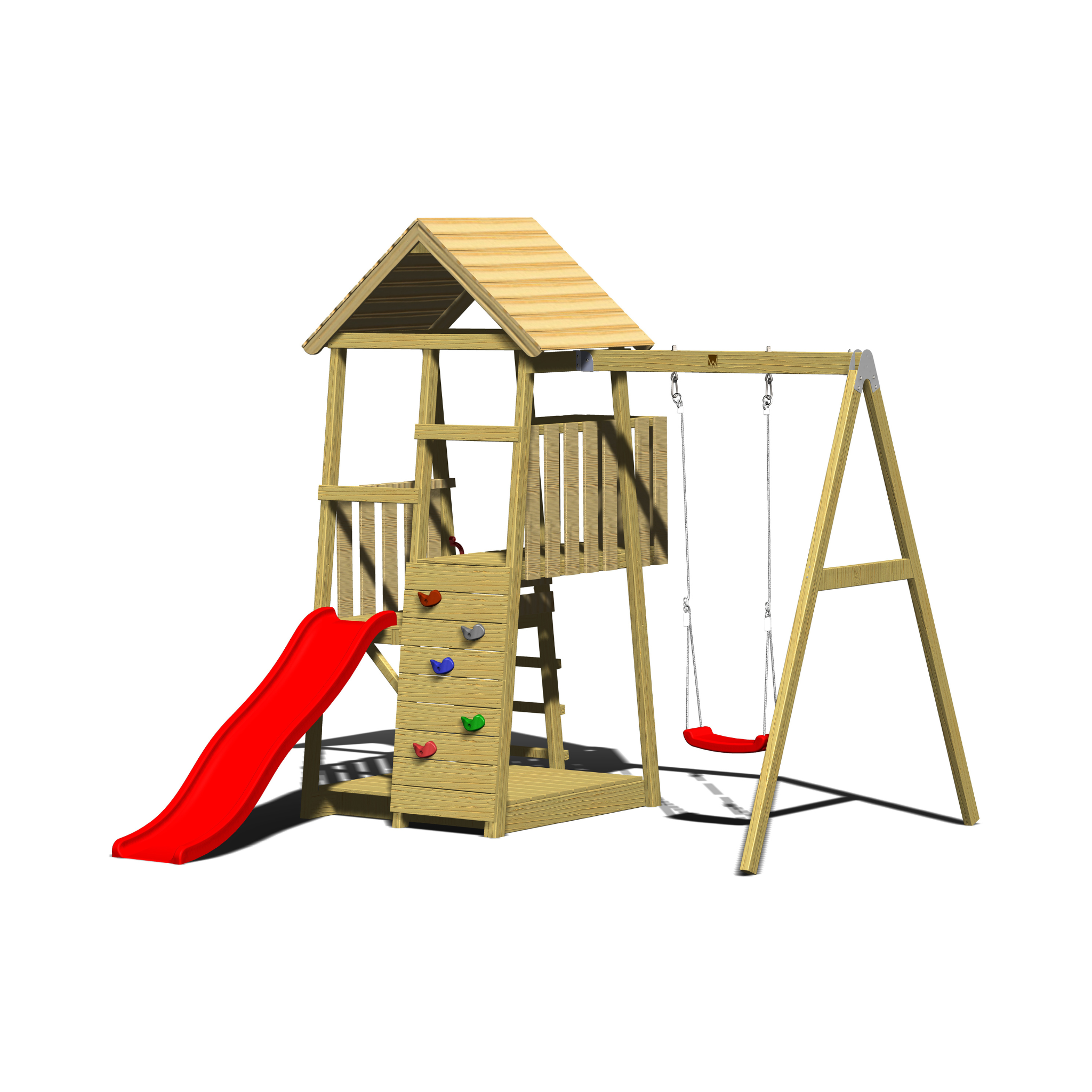 J4 Junior Activity Tower with Slide, Sandpit and Single Swing