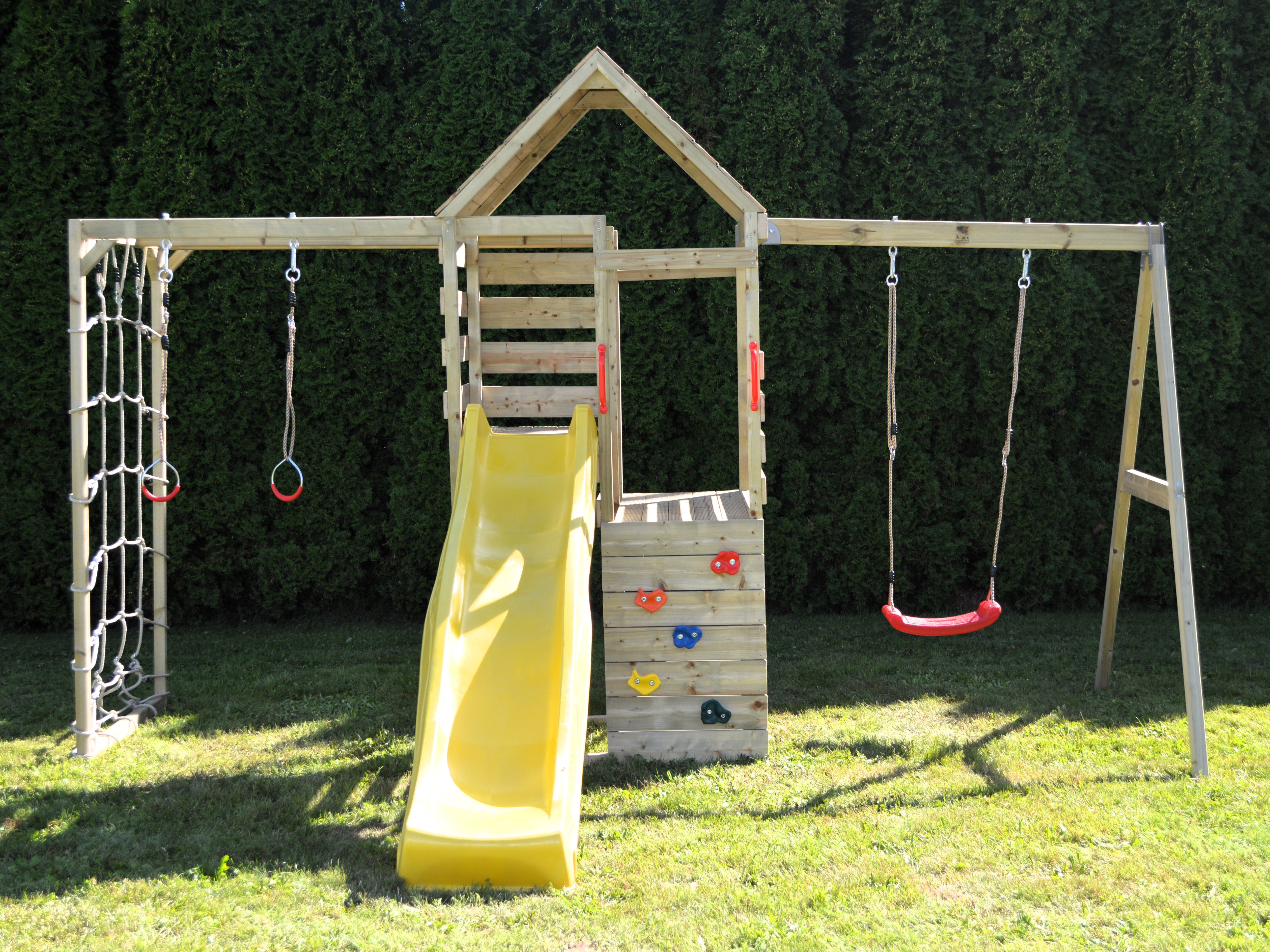 M41 Climb Tower Set with Gym Attachment and Single Swing