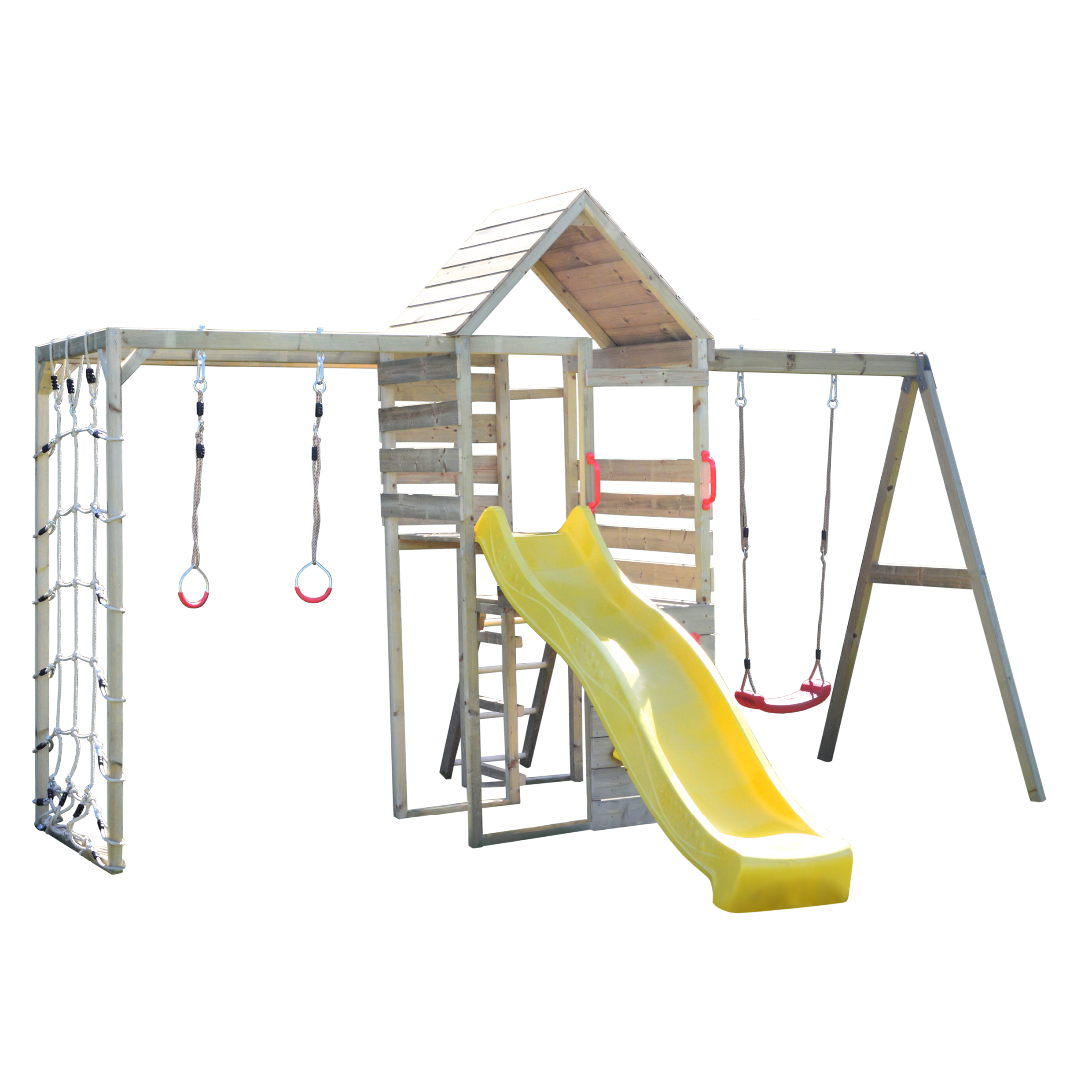 M41 Climb Tower Set with Gym Attachment and Single Swing