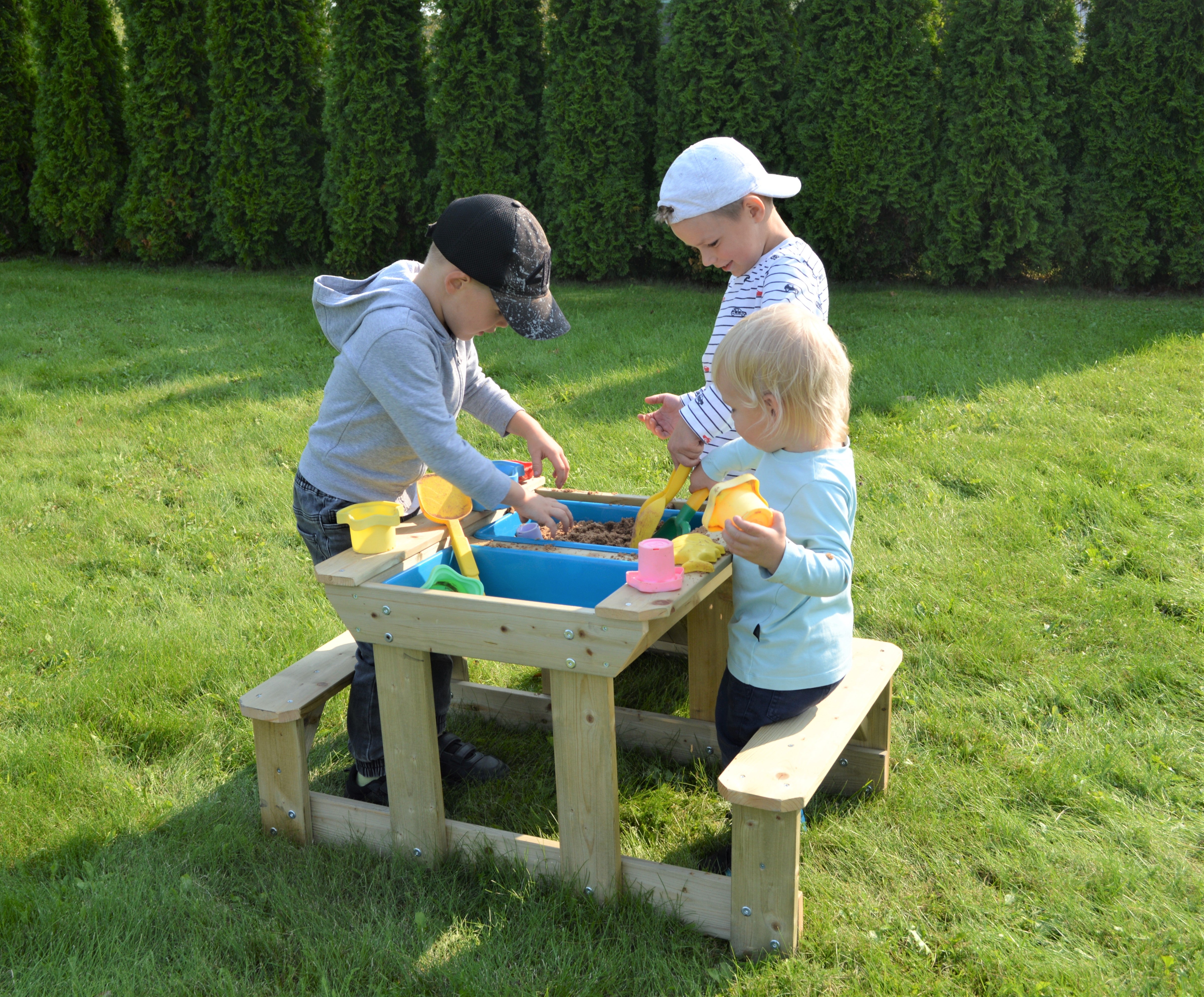 T3 Picnic Table with Benches