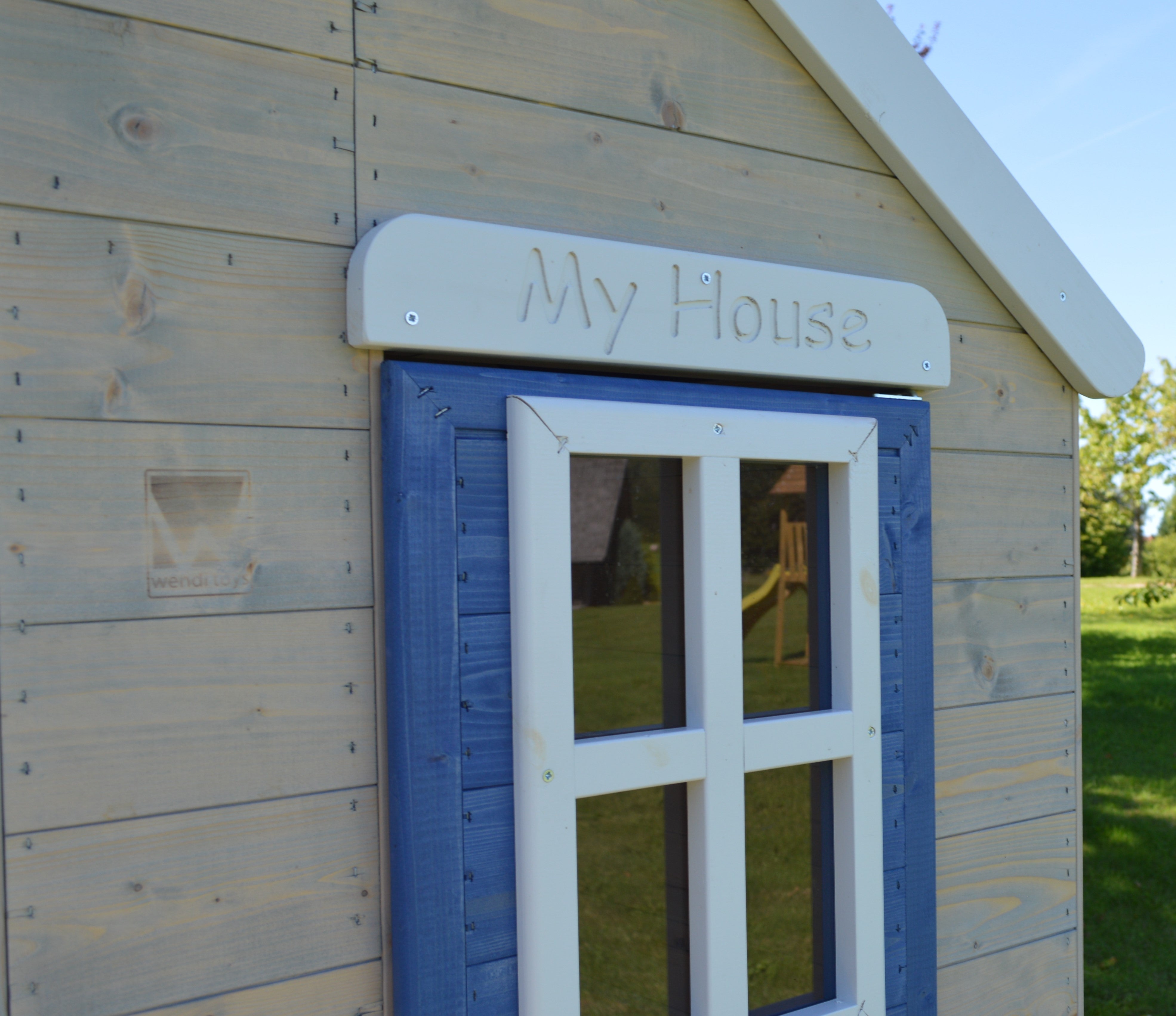 M25B Playhouse with Platform My Cottage Blue