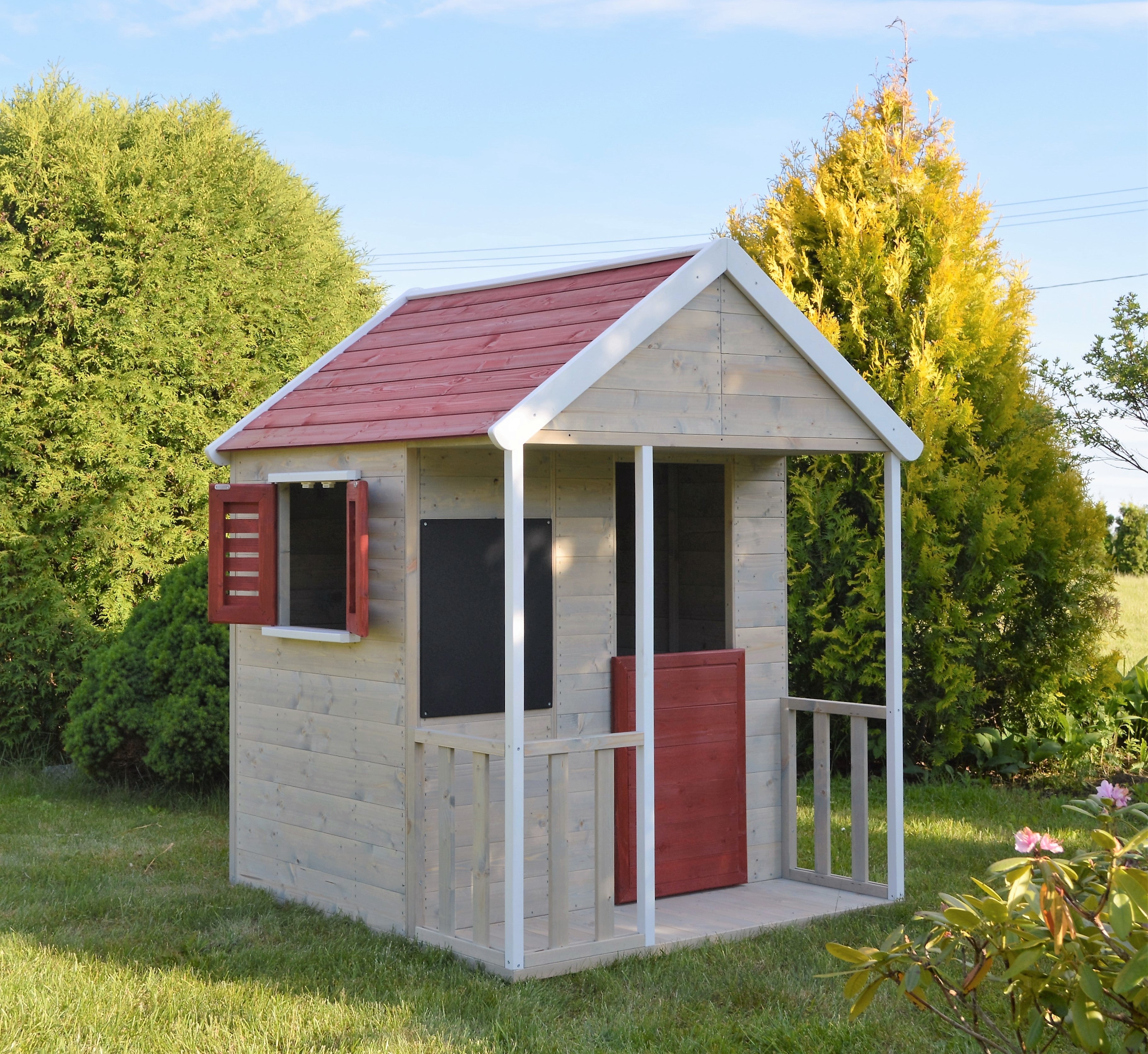 M5R Playhouse Summer Adventure House Red